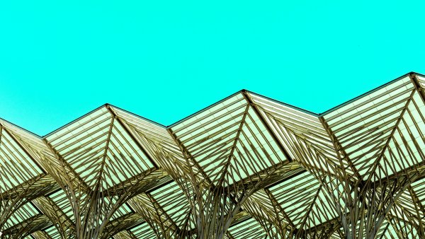 Metal design Modern architecture Wallpaper