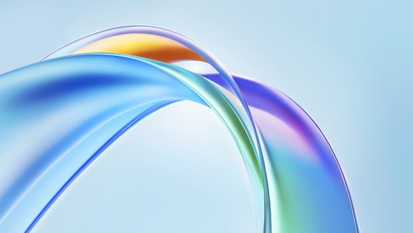 Glossy Ribbons Wallpaper