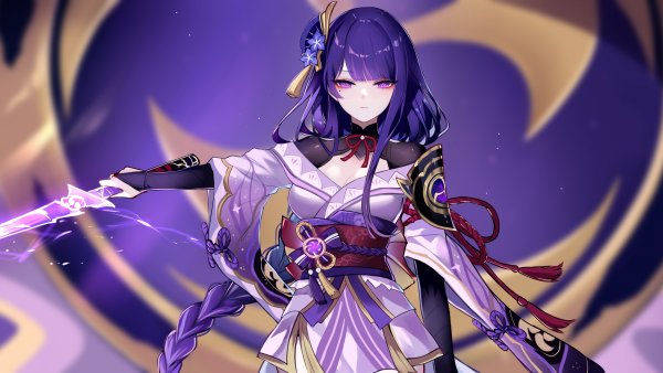Baal Raiden Shogun Genshin Impact Wallpaper