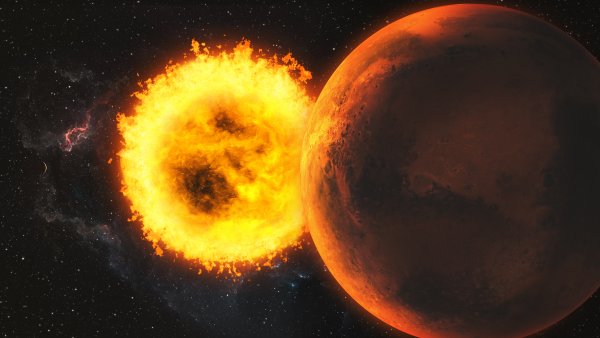 Burning Planet Wallpaper