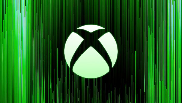 Xbox Logo on Green abstract background Aesthetic Wallpaper