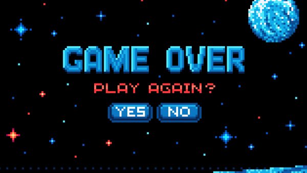 Game Over Pixel art Wallpaper