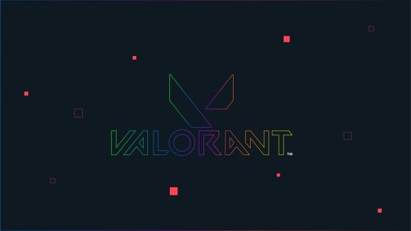 Valorant Neon text Wallpaper