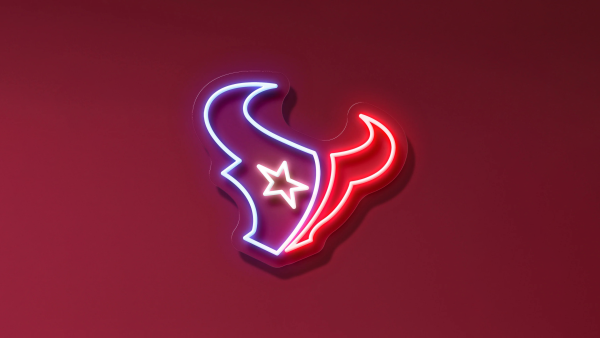 Houston Texans Neon sign Wallpaper