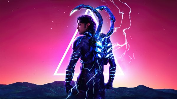 Blue Beetle Xolo Maridueña Wallpaper