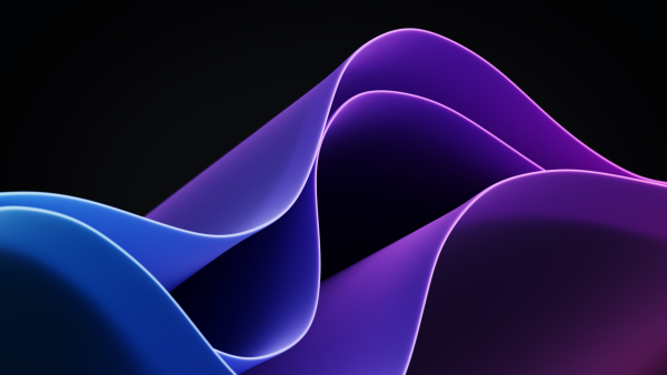 Waves Purple Wallpaper