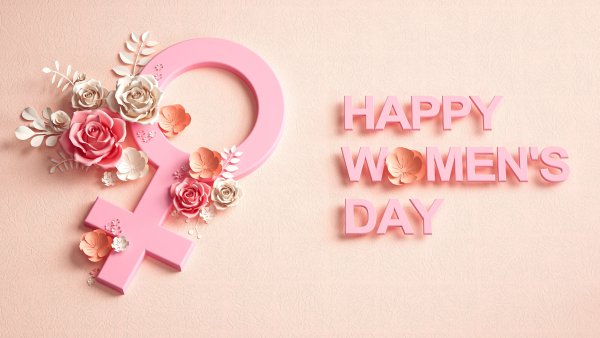 Women's Day Pink aesthetic Wallpaper