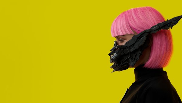 Futuristic Cyberpunk girl Wallpaper