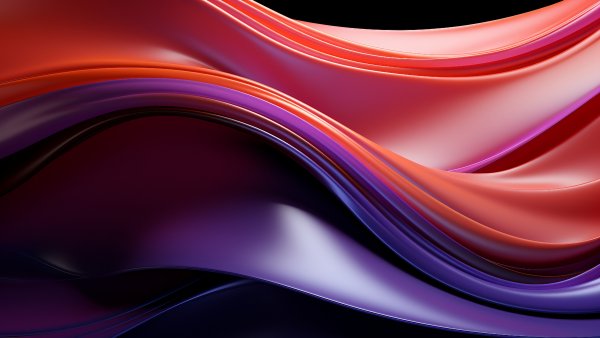 Glass Waves Wallpaper