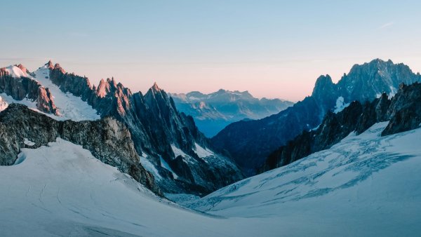 Snowcapped mountains Landscape Wallpaper