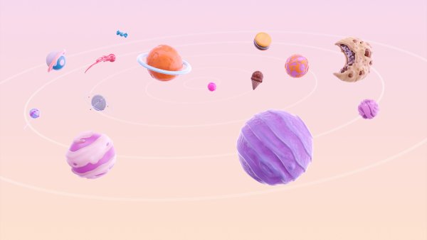 Solar system Illustration Wallpaper