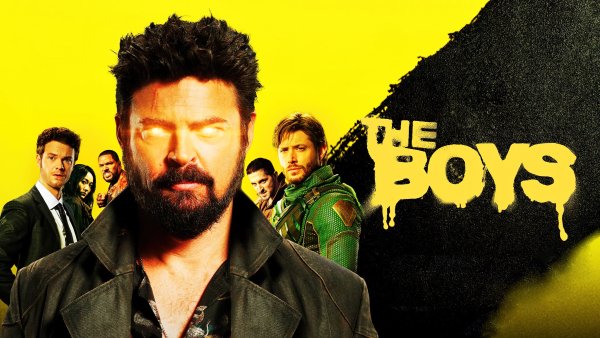 The Boys Yellow background Wallpaper