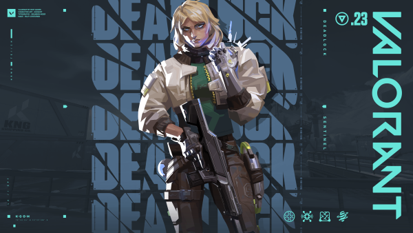 Deadlock Valorant agent Wallpaper