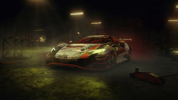 Ferrari 296 GT3 2023 Wallpaper