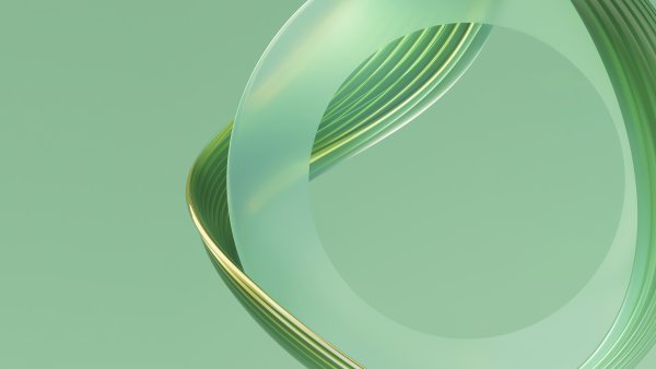 Green abstract Aesthetic Wallpaper