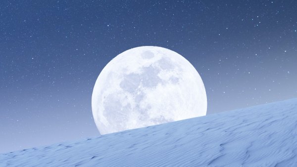 Moon Desert Wallpaper