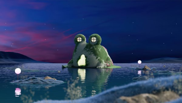 Frog house Aesthetic Wallpaper