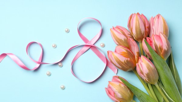 Women's Day Tulips Wallpaper