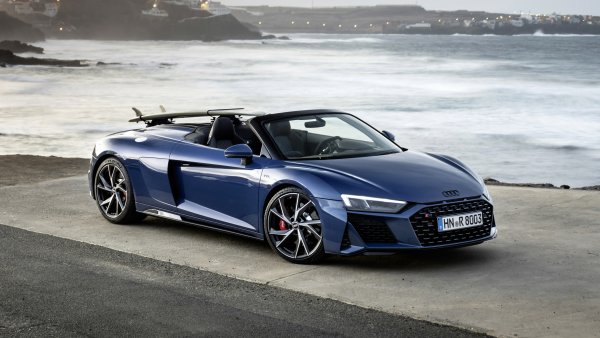 Audi R8 Spyder V10 performance RWD 5K Wallpaper