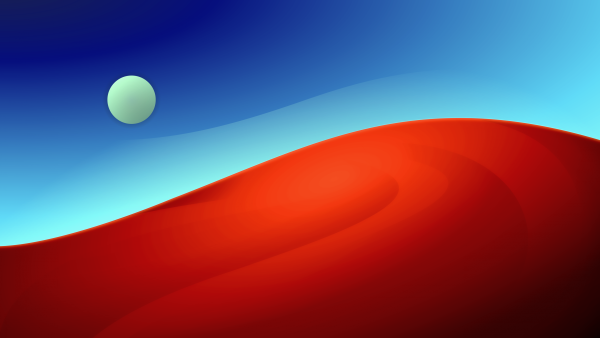Desert Illustration Wallpaper