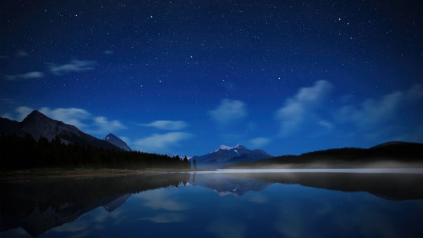 Maligne Lake Jasper National Park Wallpaper