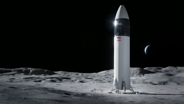 Starship HLS NASA Wallpaper