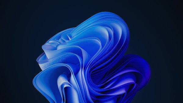 Windows 11 Bloom Dark Theme Wallpaper