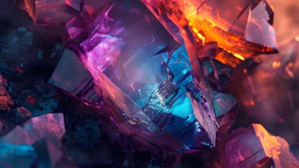 Crystal Abstract background Wallpaper