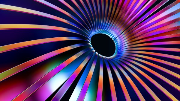 Colorful Swirling Vortex Wallpaper
