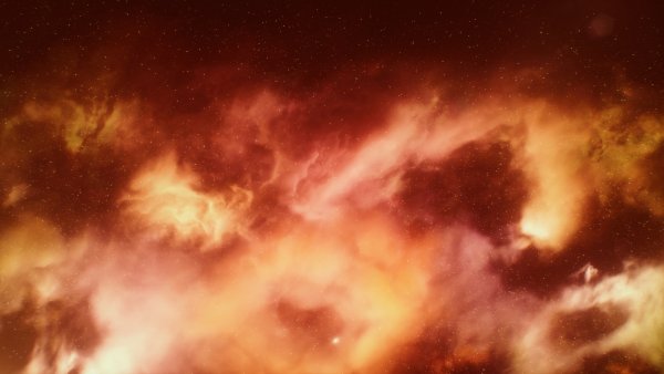 Starry sky Orange aesthetic Wallpaper