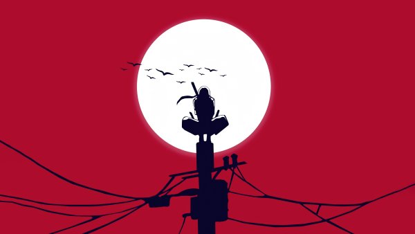 Itachi Uchiha Moon Wallpaper