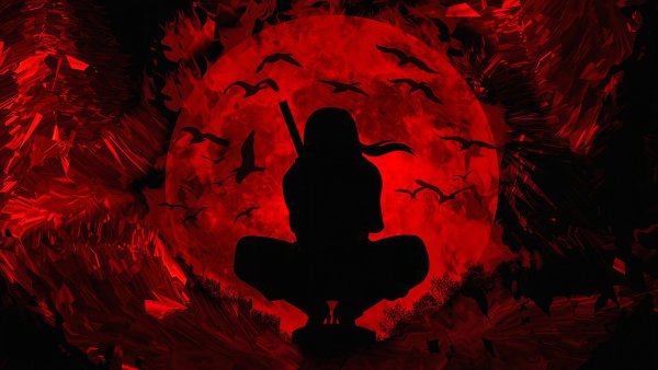Itachi Uchiha Dark theme Wallpaper