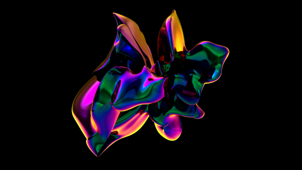 Shapes Black background Wallpaper