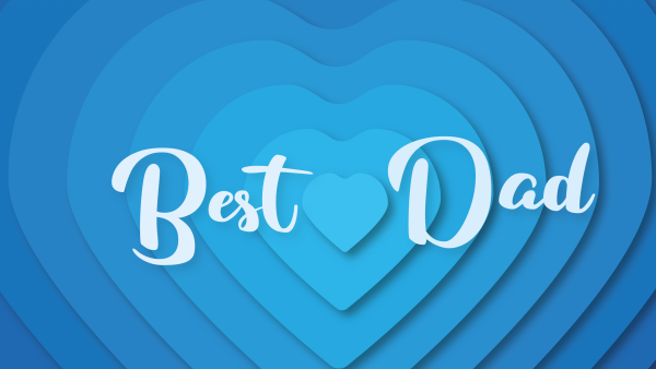 Best Dad Heart Background Wallpaper
