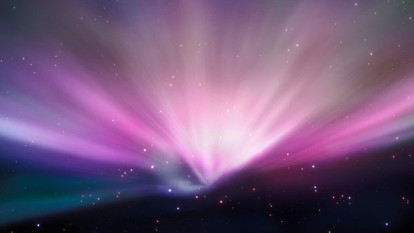 OS X Leopard Aurora Wallpaper