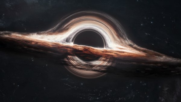 Gargantua black hole Wormhole Wallpaper
