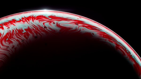 Bubble Black background Wallpaper