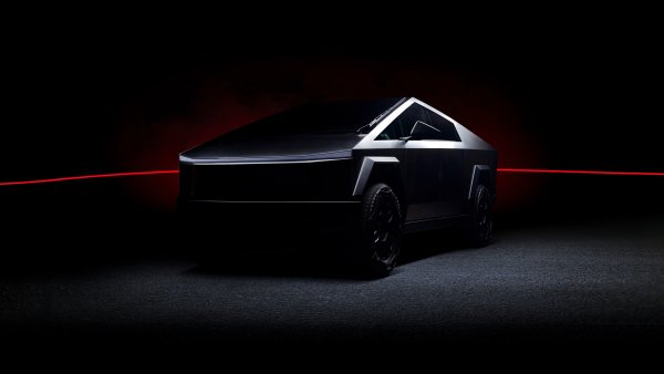 Tesla Cybertruck Dark aesthetic Wallpaper