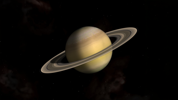 Saturn Dark background Wallpaper