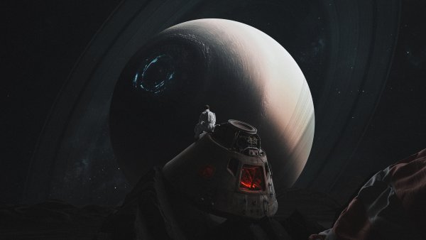 Astronaut Command Module Wallpaper
