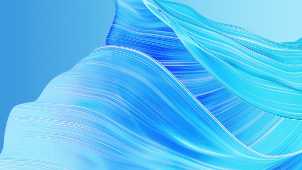 Oppo Blue abstract Wallpaper