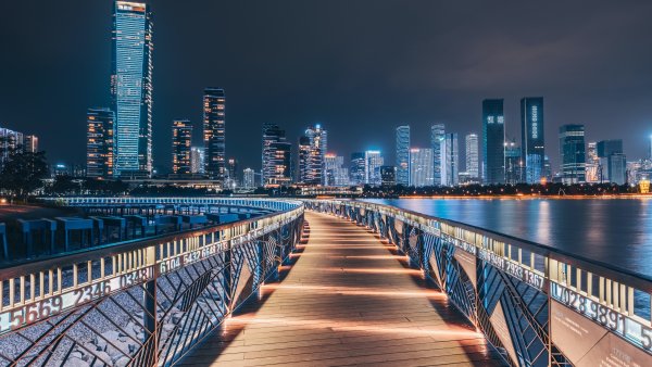 Shenzhen Wooden pier Wallpaper