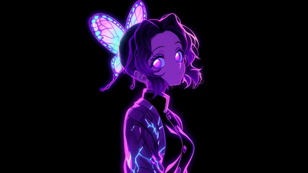 Shinobu Kocho Dark aesthetic Wallpaper