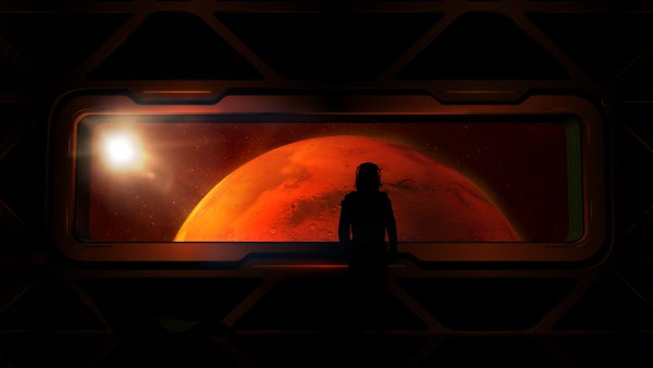 Astronaut Silhouette Wallpaper