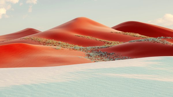 Red dunes Desert Wallpaper