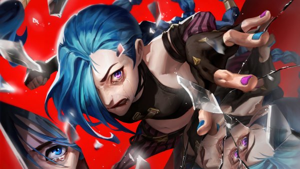 Jinx Arcane: League of Legends Wallpaper