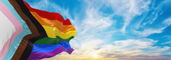 Pride flag Sunrise Wallpaper