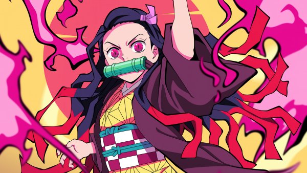 Nezuko Kamado Illustration Wallpaper