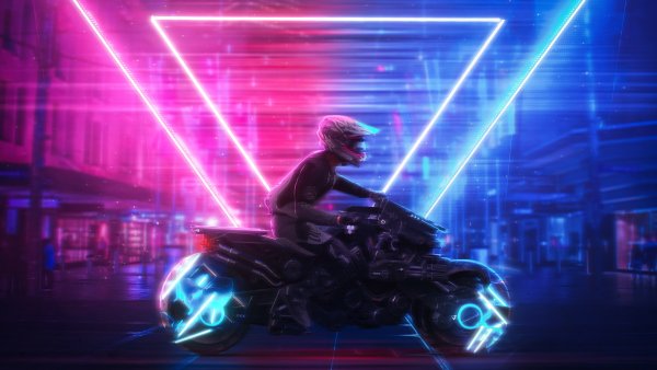 Cyberpunk 2077 Neon art Wallpaper