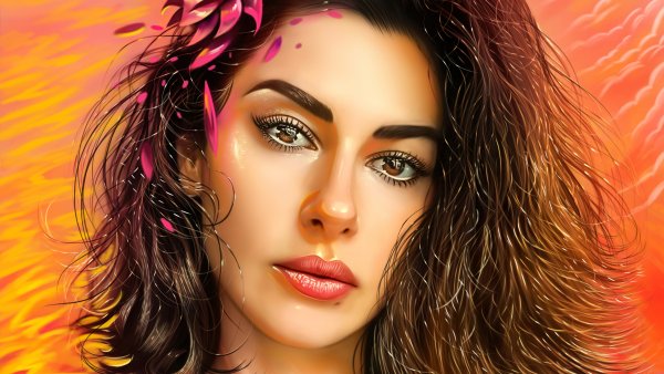 Beautiful girl Girly backgrounds Wallpaper